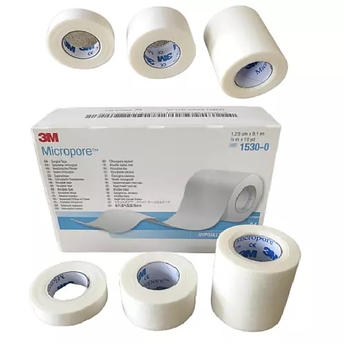 3M Micropore Surgical Tape 5cm x 9.1m Breathable Eyelash Extension