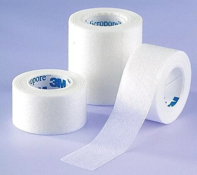 5cm x 9.1m 3M Micropore Surgical Tape Breathable Eyelash Extension thumbnail 3